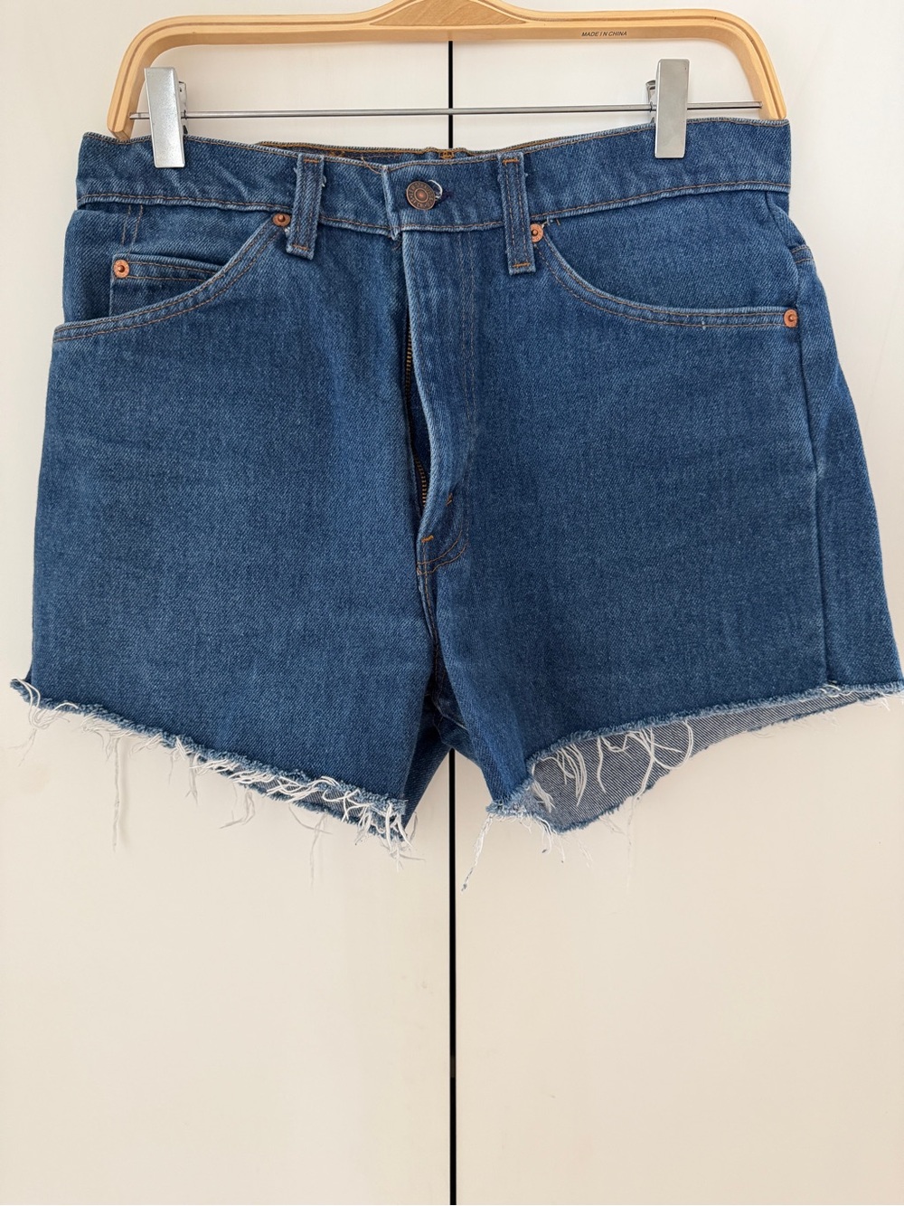 LEVI’S Women’s Classic High-Rise Denim Cutoff Shorts - Blue